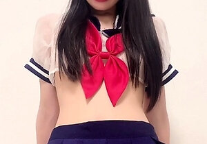 Small titted Briana toying herself poolside