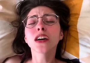 Jessy funny amateur teen brunette toying