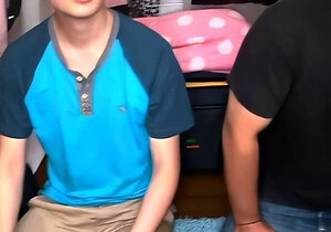 Lovely Japanese teen gives a hot oral service in pov