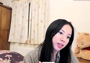 Japanese teen ai aito jerks off a cock