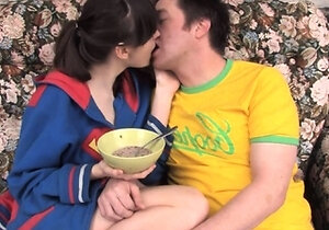 Young Brunette Tests Out Her New Boyfriend