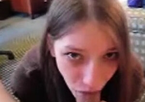 Hot amateur teen blowjob and facial HD video