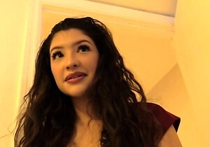 Small titted brunette amateur anal nailed at home