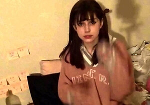 Small titted teen from EU stripping