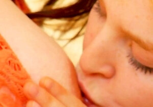 Blond and brunette lesbians licking pussy