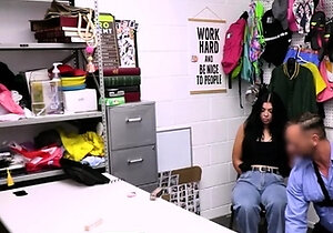 Shop owner will destroy her meaty pussy