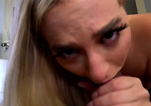 Blake Blossom Sucking thepovgod's dick