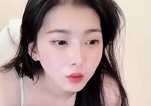 Asian Sweet Teen black sock masturbation