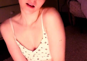 Small titted teen from EU masturbating