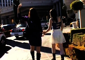 Lesbian teen mistress with big boobs