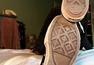 Sexy Emo Teen Dildoing And Foot Fetish