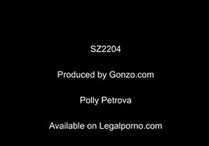 Polly Petrova takes huge dick in her ass