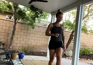 Nicole Aniston OF outdoor bang