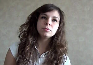 A wild brunette sucks and fucks