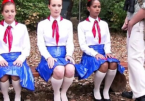 Amateur teen girlfriend outdoor action with anal action