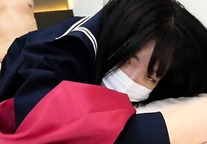 Amateur brunette Michelle with small tit