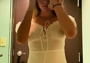 Petite small tit babe with perfect pussy masturbates