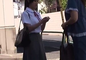 Japanese teen blowjob with creamy mustache