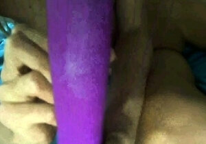 Amateur Webcam Cute Teen Plays Solo with Big Dildo