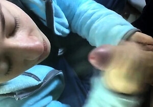 Teen Takes Giant Facial Cumshot