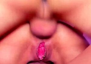 Hot latina teen slut take hard double penetration pounding