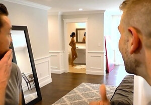 They Take Big Cock On A Group Sex