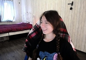 Teen Girl Solo Masturbation and Striptease 18