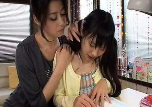 Lesbian teens fingering and licking the pussy