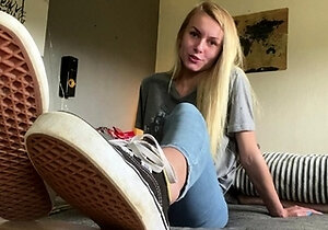 Amateur Blonde Teen Intense Masturbation HD