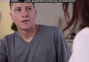 Creampie my big tits stepsis without a condom