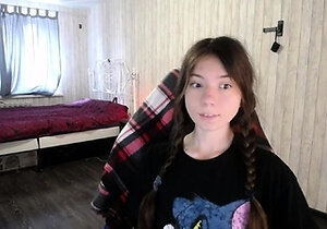 Teen Girl Solo Masturbation and Striptease 18