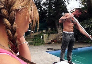 Real wild anal fucking for a blonde slut Ally Jones #anal