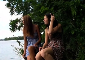 Threesome By The Lake