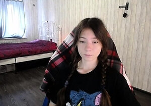 Teen Girl Solo Masturbation and Striptease 18