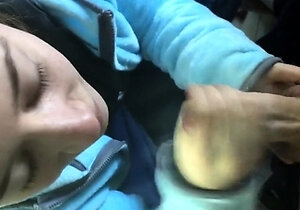 Teen Takes Giant Facial Cumshot