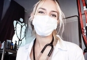 Cute teen girl enjoys foot fetish