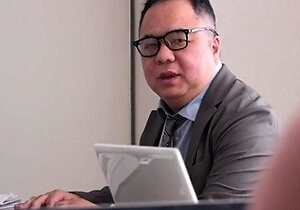 Hot Asian big cock blowjob and handjob