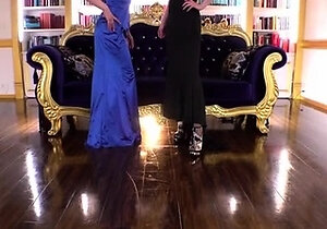 Party teens fingering and licking pussy in hd