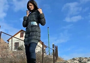 Hairy Girl Elena May Takes A Hike