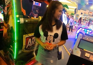 Young Thai MILF girlfriend jerks cock