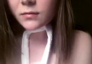 my kinky analwhore have a hard time breathing ( breathplay)