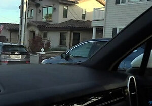 Hitch hiking teen outdoor public fuck in this hd video