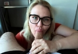 Amateur blonde teen POV sextape with hot anal fucking