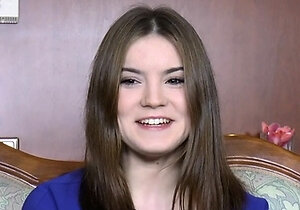 Brunette amateur teen masturbate to her boyfriend