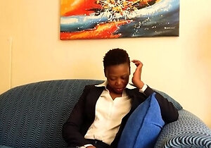 Well dressed black teen mouth fucked