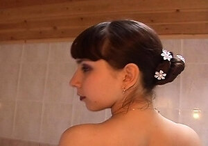 Awesome Teen With Big Boobs Dildo Masturbation