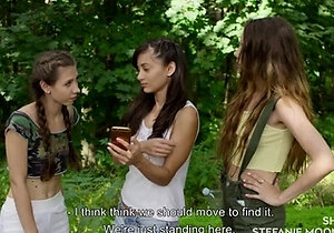 Shrima Malati, Elle Rose &amp; Stefanie Moon Horny Orgy