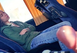 Public Bus Blowjob by a Teen Amateur Babe