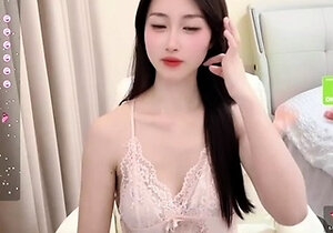 Super hot asian with big boobs stripping and masturbating