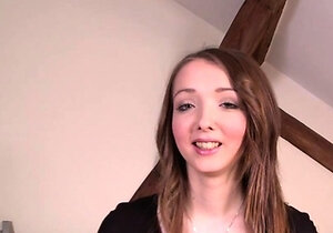 Awesome Teen With Big Boobs Dildo Masturbation